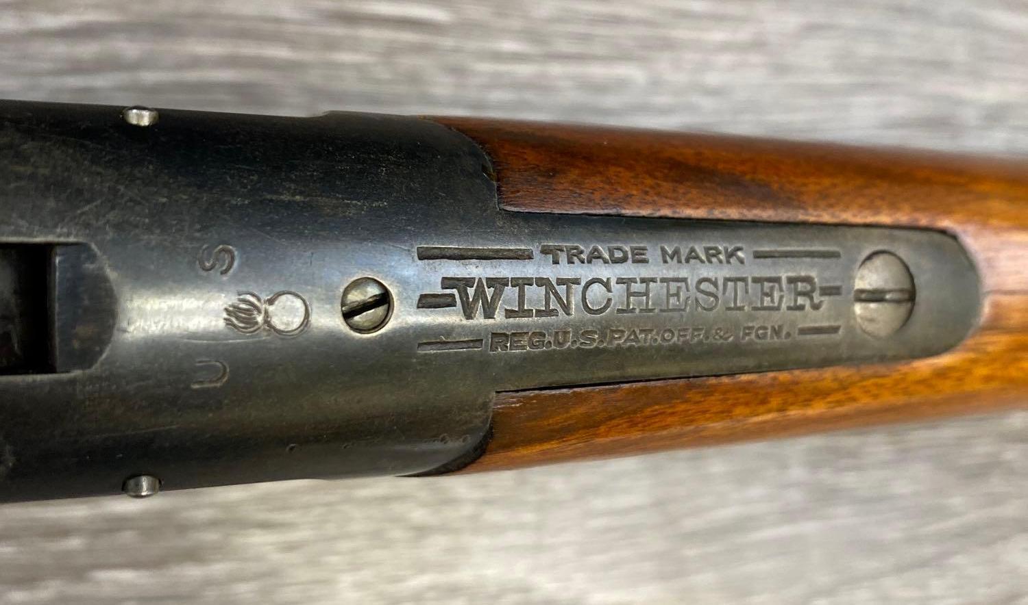 U.S. WWI WINCHESTER WINDER .22 SHORT FALLING BLOCK SINGLE-SHOT TRAINING RIFLE