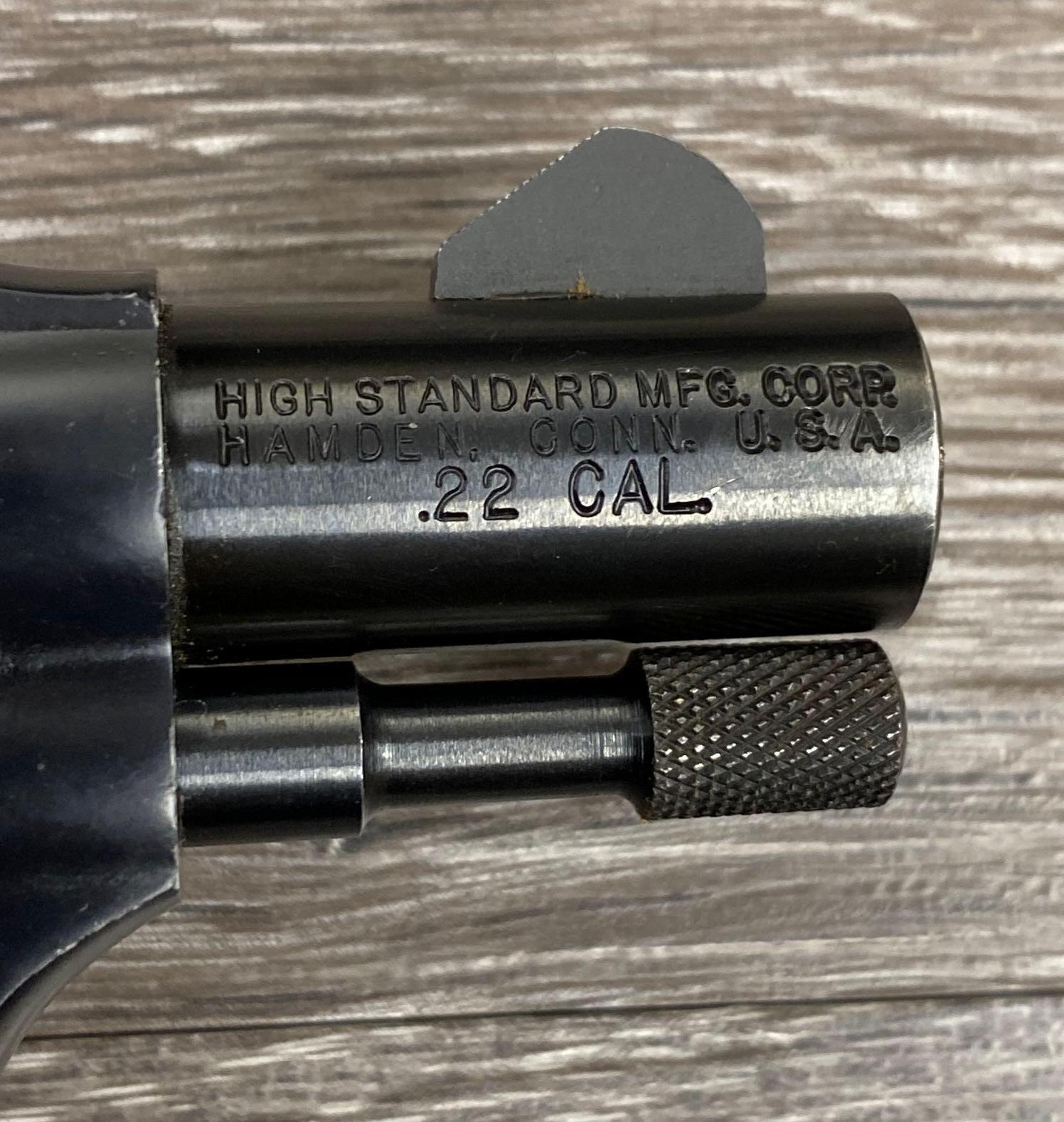 HIGH STANDARD SENTINEL 9-SHOT REVOLVER .22 CAL.