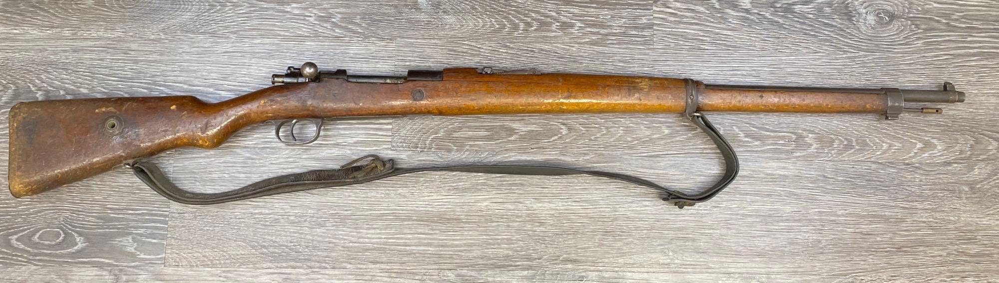 TURKISH MAUSER BOLT ACTION RIFLE 8 X 57 CALIBER W/SLING