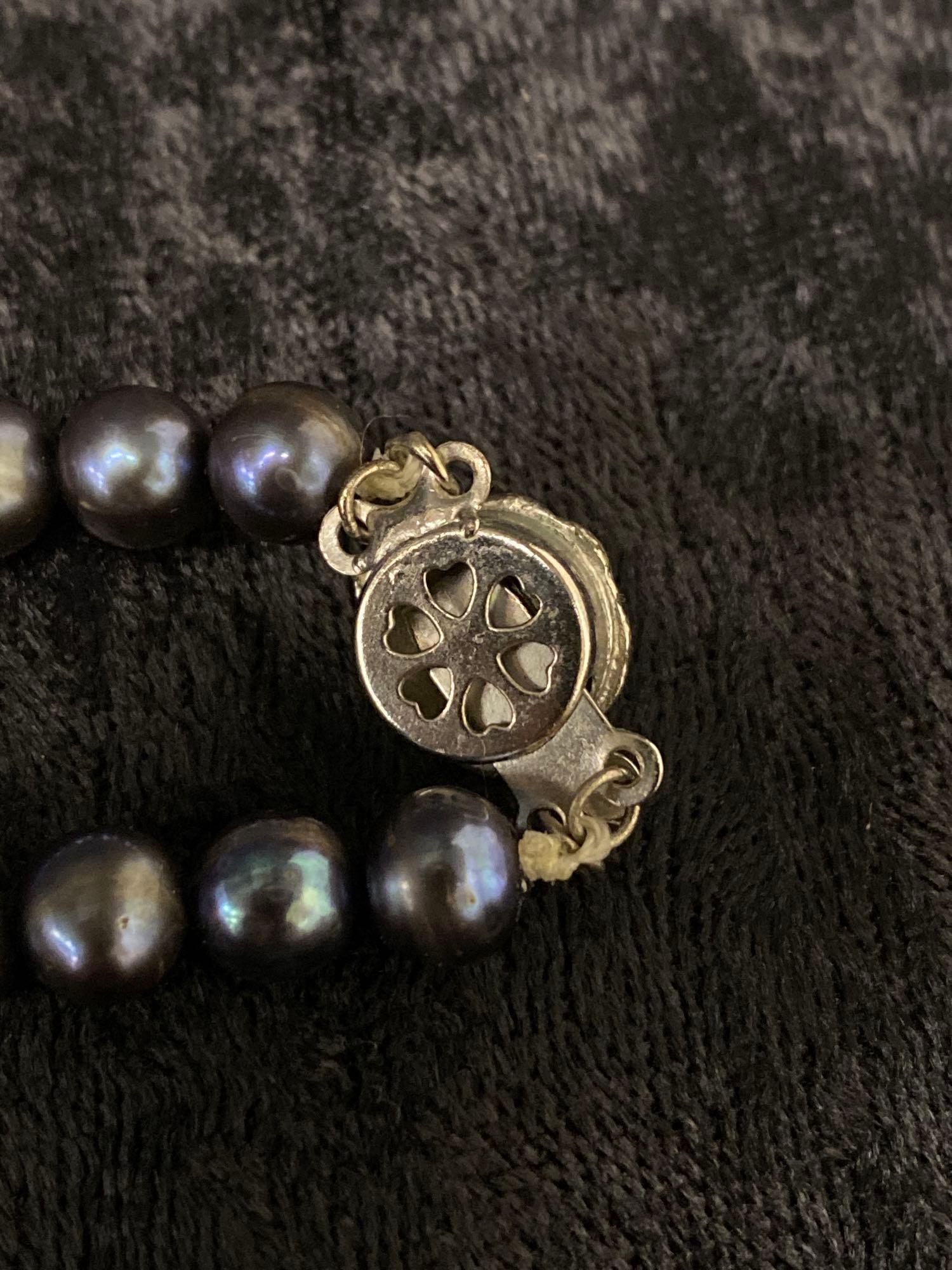 16" Designer Bead Necklace in Sterling Silver