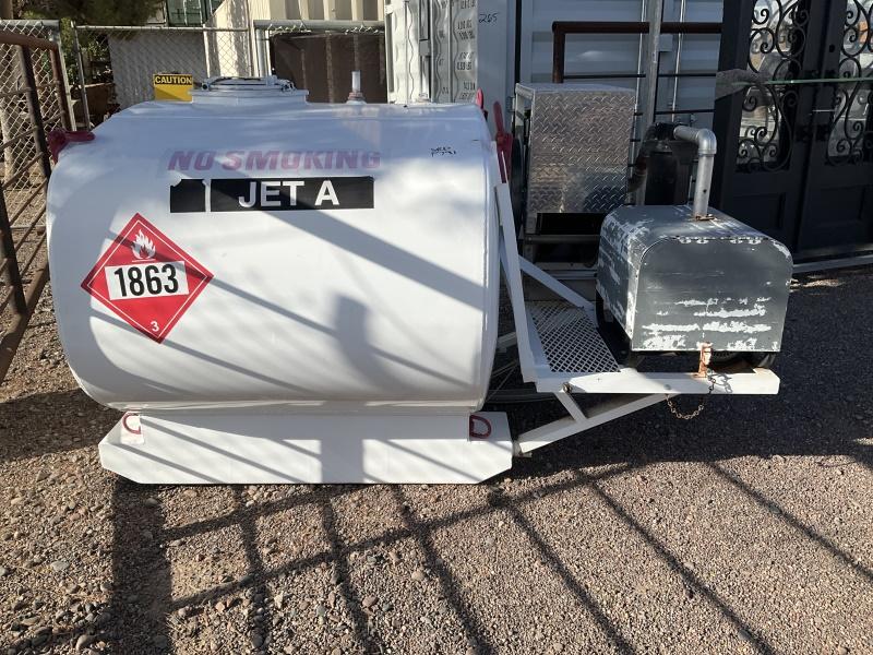 SKID MOUNTED TANK W/ PUMP AND HOSE REEL