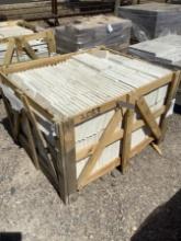 CRATE OF TRAVERTINE PAVERS