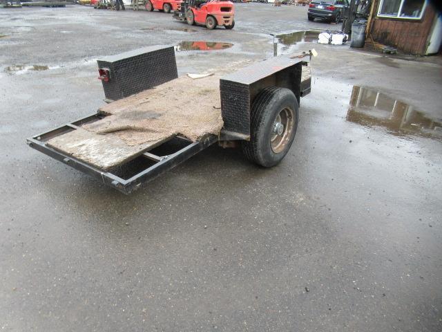 12' SINGLE AXLE FLATBED UTILITY TRAILER