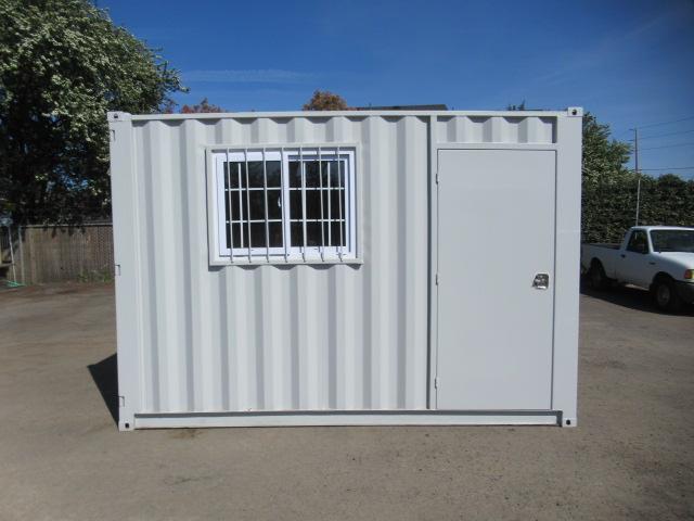 2024 12' SHIPPING CONTAINER W/ SIDE MAN DOOR & WINDOW (UNUSED)