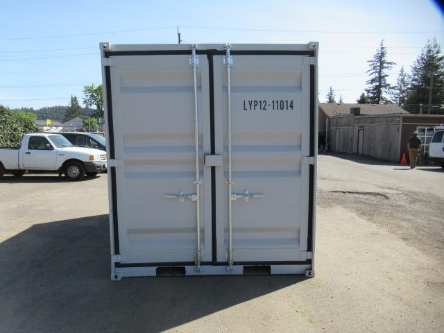 2024 12' SHIPPING CONTAINER W/ SIDE MAN DOOR & WINDOW (UNUSED)