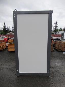 2024 BASTONE PORTABLE RESTROOM W/ (2) SEPARATE STALLS (UNUSED)