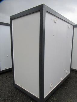 2024 SIMPLE SPACE 6.5' X 4' PORTABLE RESTROOM W/ (2) SEPARATE STALLS (UNUSED)