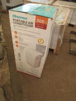 HISENSE PORTABLE 7000 BTU AIR CONDITIONER, 300 SQ FT, 120V