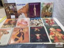 1972 Playboy Magazines complete set of 12