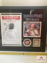 Robert J. O'Neill capture Osama Bin Laden signed wanted poster