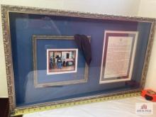 John F. Kennedy Mourning Cloth In White House Body Lied In Casket