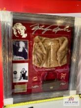 Marilyn Monroe Purse & Signed Fur Shawl Photo Frame