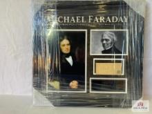 Michael Faraday Signed Cut Photo Frame