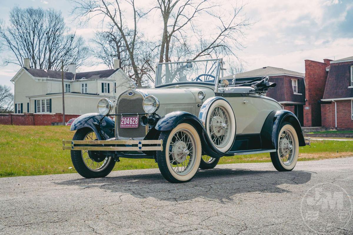 1928 FORD MODEL A ROADSTER VIN: A1221887 STEEL WIRE WHEELS