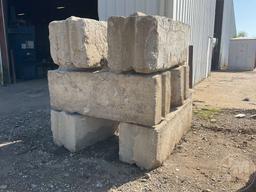 CONCRETE BARRIERS, QTY OF 6