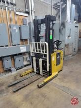Yale Electric Stacker Lift W/ Reach & Charger