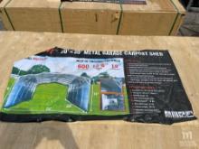 Diggit MSC2030F 20'x30' Metal Garage Carport Shed