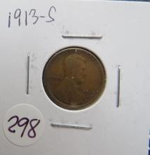 1913-S Lincoln Cent