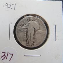 1927- Standing Liberty Quarter