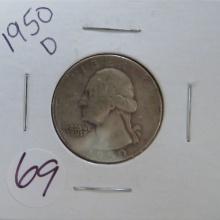 1950-D Washington Quarter