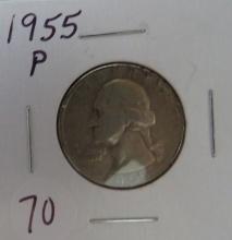 1955-P Washington Quarter