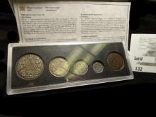1908-1998 90th Anniversary Coin Sterling Silver Set Cent thru Half-Dollar with COA and original box