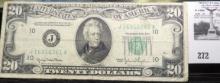 Series 1950 $20 Federal Reserve Note.