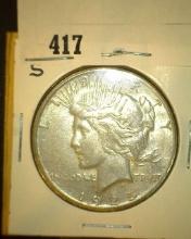 1925 S U.S. Peace Silver Dollar, VF.