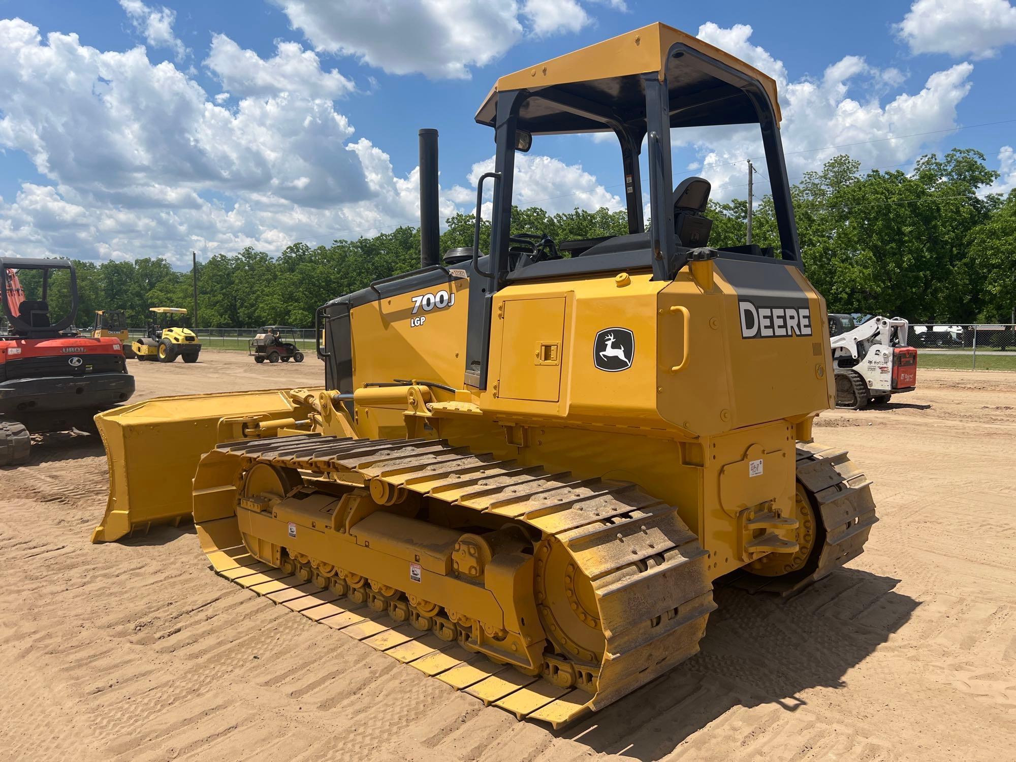 2007 JOHN DEERE 700J LGP CRAWLER DOZER