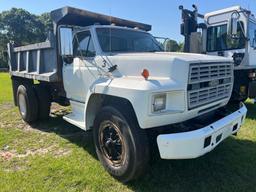 (INOP) 1986 FORD F800 S/A DUMP TRUCK