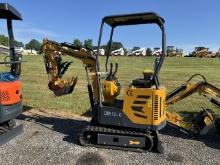 NEW 2024 Agrotk DM12C Mini Excavator ( Yellow )