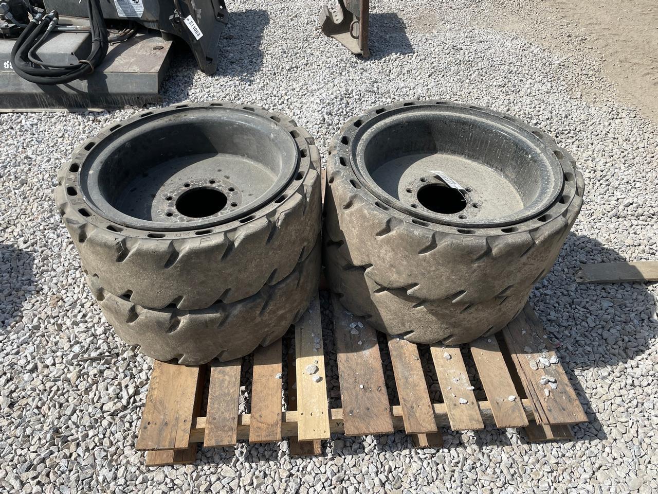 31x10-20 Solid Skid Steer Tires