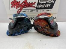 Pair of Welding Helmets