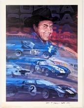 "A Tribute To Carroll Shelby" Print By Bartell