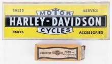 NOS Vintage Harley-Davidson Dealer Window Sticker