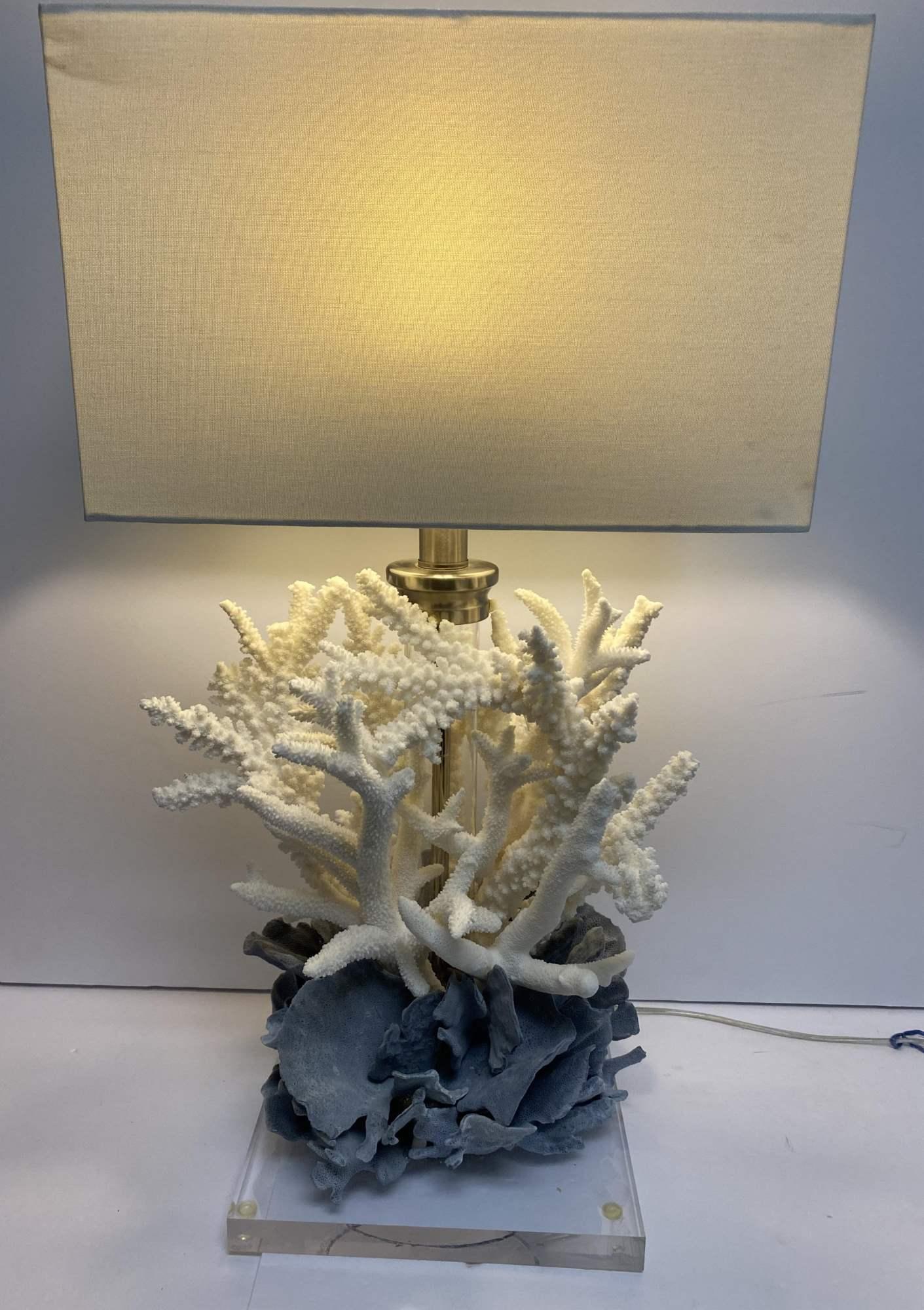 AMAZING WHITE CORAL LAMP