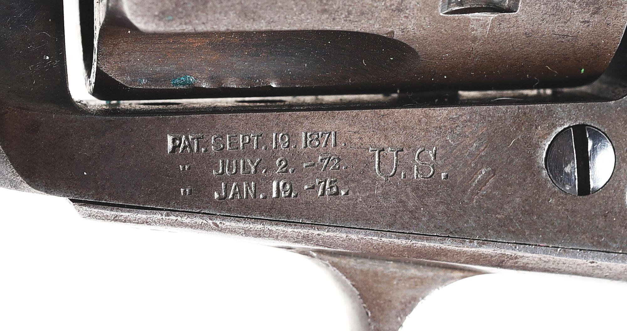(A) DFC INSPECTED COLT SINGLE ARMY CAVALRY REVOLVER.