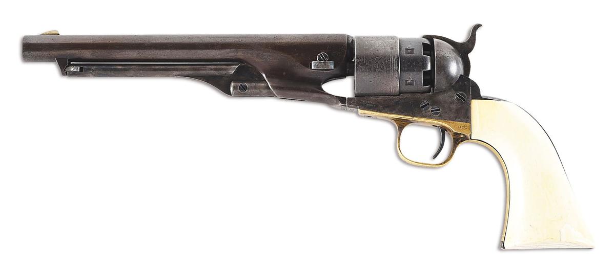 (A) FINE COLT MODEL 1860 ARMY PERCUSSION REVOLVER.