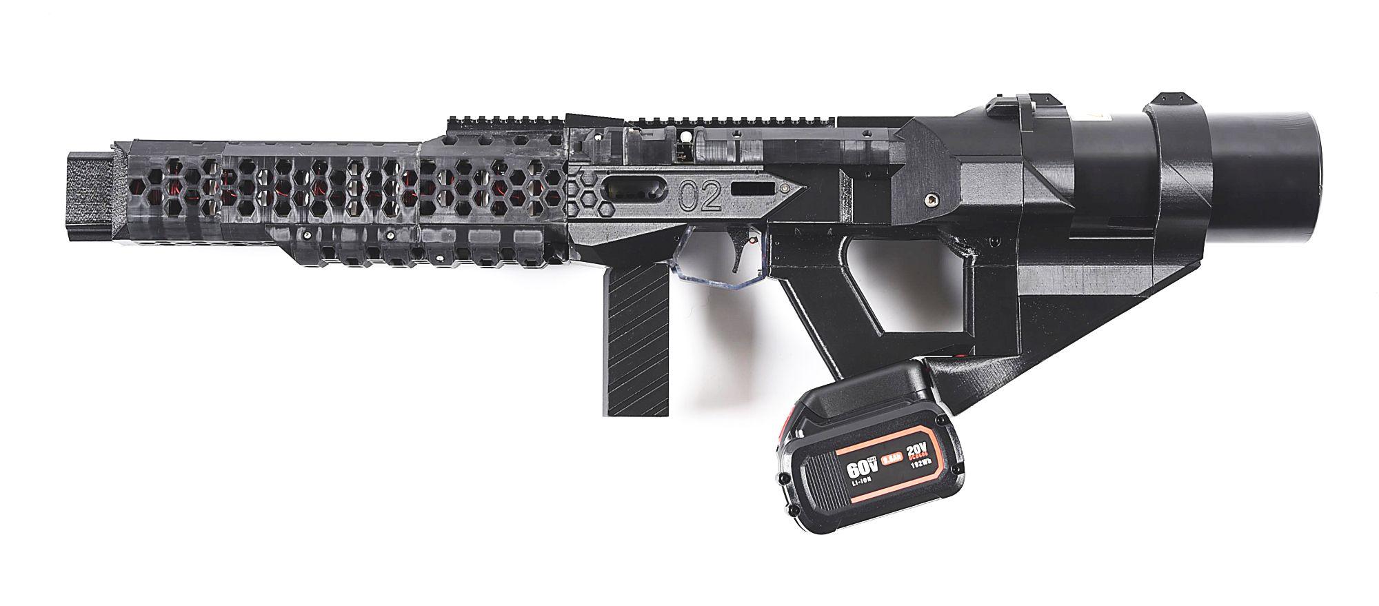 ARCFLASH EMG-02 FULLY AUTOMATIC COILGUN.