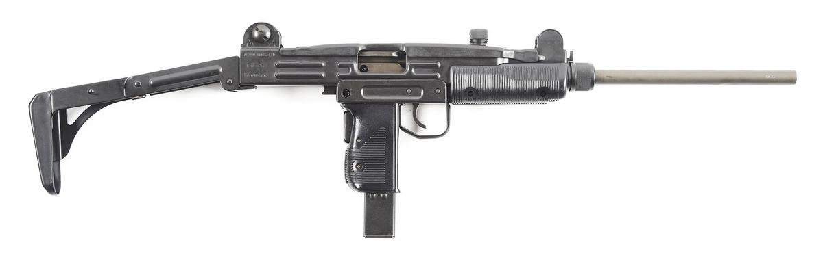 (M) PRE-BAN ACTION ARMS IMI UZI MODEL B SEMI-AUTOMATIC CARBINE.