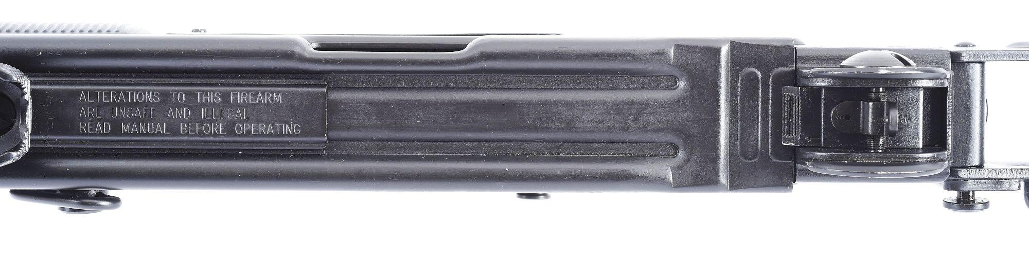 (M) PRE-BAN ACTION ARMS IMI UZI MODEL B SEMI-AUTOMATIC CARBINE.