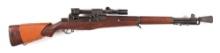 (C) DOCUMENTED SPRINGFIELD ARMORY M1D GARAND SEMI-AUTOMATIC SNIPER RIFLE.