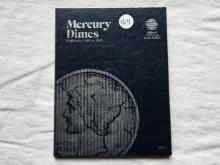 Mercury Dime Folder with 39 Mercury - 1916-1945 S