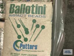 BALLOTINI IMPACT BEADS, APPROXIMATELY 19 BAGS
