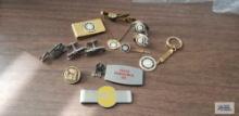 International Union of Operating Engineers tie tack, cufflinks, keychain, money clip, and other
