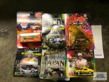 (6) CELEBRITY COLLECTOR CARS. NEW IN BOX. JOHN FORCE, ALAN JACKSON, MARK MARTIN.