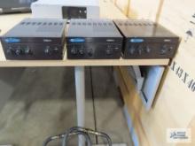 Three Crown 135MA mixer/amplifiers. No power cords.