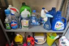 laundry soap, cleaners and etc