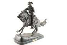 Remington Bronze Statue