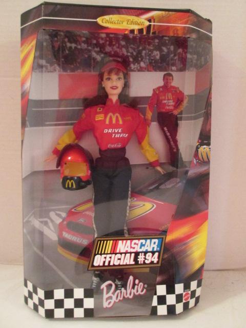 Mattel 1998 Collector Edition Barbie NASCAR 50th Anniversary Kyle Petty Hot Wheels